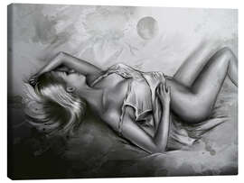 Lærredsbillede  Dormant Venus - Female Nude - Marita Zacharias