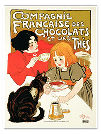 Plakat  Compagnie Francaise des Chocolats et des Thés - Théophile-Alexandre Steinlen