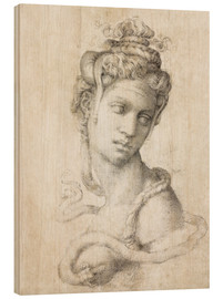 Print på træ  Cleopatra - Michelangelo