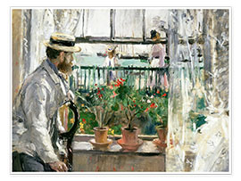 Plakat  Manet on the Isle of Wight - Berthe Morisot