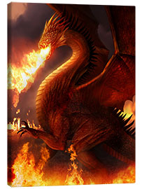 Lærredsbillede  Lord of the Dragons - Phil Straub