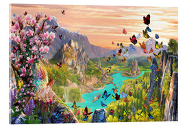 Akrylbillede  Fairy Valley - Garry Walton