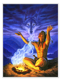 Plakat  Ulvens ånd - Andrew Farley
