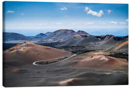 Lærredsbillede  Timanfaya National park, Lanzarote - Andreas Wonisch