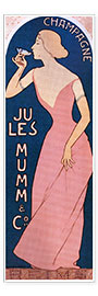 Plakat  Realier Dumas Champagne ju les Mumm - Maurice Realier-Dumas
