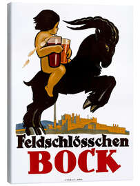 Lærredsbillede  Feldschlösschen Bock - Advertising Collection
