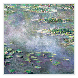 Plakat  Water Lilies VIII - Claude Monet