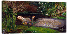 Lærredsbillede  Ophelia - Sir John Everett Millais