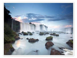 Plakat  Sunrise at the Iguazu Falls - Alex Saberi