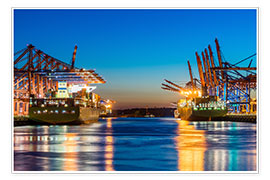 Plakat  Container Harbor, Hamburg II - euregiophoto