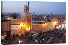 Lærredsbillede  Jemaa El Fna, Marrakesh - Frank Fell