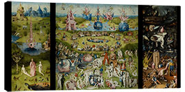 Lærredsbillede  Lysternes have - Hieronymus Bosch