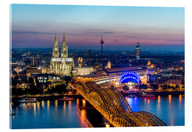 Akrylbillede  Köln Skyline - euregiophoto