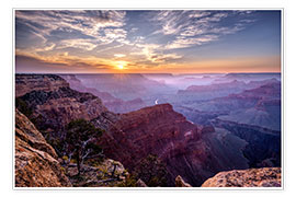 Plakat  Sunset at Grand Canyon - Daniel Heine