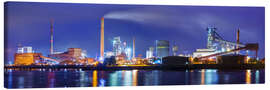Lærredsbillede  ArcelorMittal steel mill Bremen - Tanja Arnold Photography