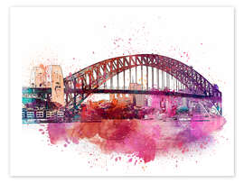 Plakat  Sydney Harbor Bridge - Andrea Haase