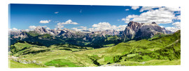 Akrylbillede  Seiser Alm panoramic view, South Tyrol - Sascha Kilmer