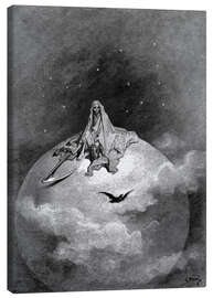 Lærredsbillede  The Raven - Gustave Doré