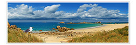 Plakat  Panorama Brittany coast - Monika Jüngling
