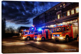Lærredsbillede  Brandvæsen Braunschweig, Tyskland - Markus Will