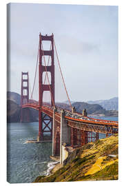 Lærredsbillede  Golden Gate Bridge in San Francisco - Leah Bignell