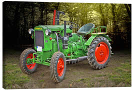 Lærredsbillede  Deutz tractor Oldtimer - Peter Roder