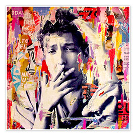 Plakat  Bob Dylan - Michiel Folkers