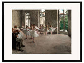 Kunsttryk i ramme  Ballet Rehearsal - Edgar Degas