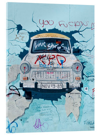 Akrylbillede  Berlinmuren motiv