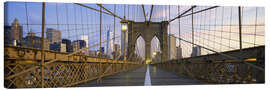 Lærredsbillede  Brooklyn Bridge in Manhattan, New York