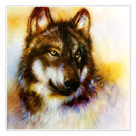 Plakat  wolf