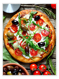 Plakat Frisk hjemmelavet pizza
