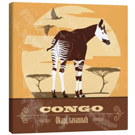 Lærredsbillede  Congo - Okapi - Kidz Collection