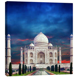 Lærredsbillede  Taj Mahal in India