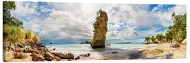 Lærredsbillede  Dream beach - Cathedral Cove Beach - New Zealand - Michael Rucker