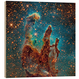 Print på træ  Eagle Nebula - Robert Gendler