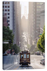 Lærredsbillede  Sporvogn i San Francisco - Matteo Colombo