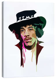 Lærredsbillede  Jimi Hendrix - Anna McKay