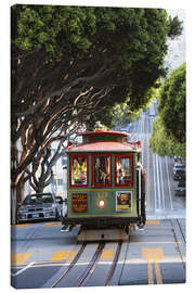 Lærredsbillede  Cable tram in San Francisco, California, USA - Matteo Colombo