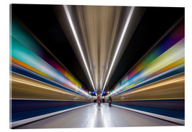 Akrylbillede  Color explosion subway Munich - MUXPIX