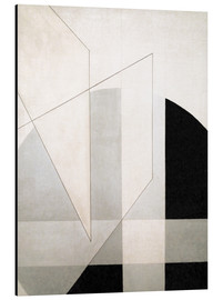 Print på aluminium  Composition A.XX, detalje - László Moholy-Nagy