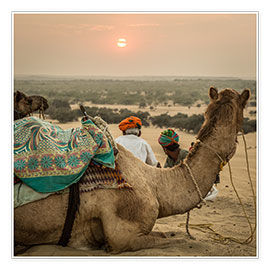 Plakat  Sunset in the Thar Desert - Sebastian Rost