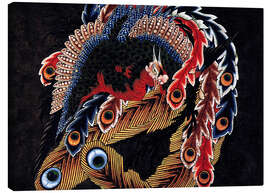 Lærredsbillede  Happonirami Phoenix - Katsushika Hokusai