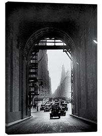Lærredsbillede  Arch at Grand Central Station - historical