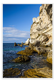 Plakat  Bonifacio - Corsica - Cliff - Mikolaj Gospodarek
