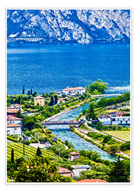Plakat  View of Lake Garda in Northern Italy