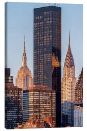 Lærredsbillede  Empire State und Chrysler Building - Sascha Kilmer