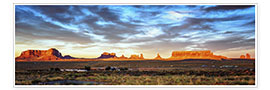 Plakat Monument Valley panorama