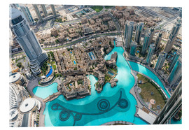Akrylbillede  Aerial view of Dubai