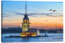 Lærredsbillede  Maiden's Tower on the Bosphorus